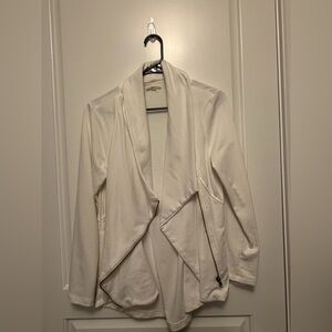 ADORA Cream Women's jacket with Zipper Detail